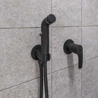 IDDIS Ray RAYBLR2i08 Гигиенический душ в комплекте со смесителем (чёрный матовый)