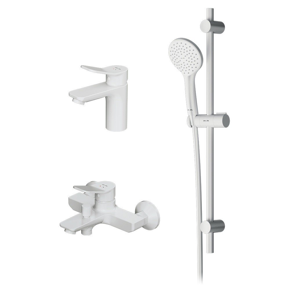 AM.PM X-Joy F43985A00 Комплект смесителей для ванной комнаты 3 в 1 ...