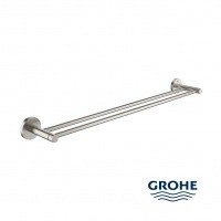 GROHE Essentials 40802DC1 Держатель для полотенца 60 см, двойной (шлифованная нержавеющая сталь)