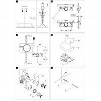 Grohe Aquatower 3000 27026 000 Душевая панель с термостатом