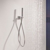 Tres Showers 06118201 Подключение для душевого шланга с держателем душа (хром)
