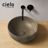 Ceramica CIELO Shui SHBA40 BP - Раковина накладная на столешницу Ø 40 см (Breccia Paradiso)