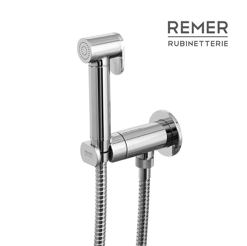 Remer Minimal N64W - Гигиенический душ в комплекте с прогрессивным смесителем (хром)