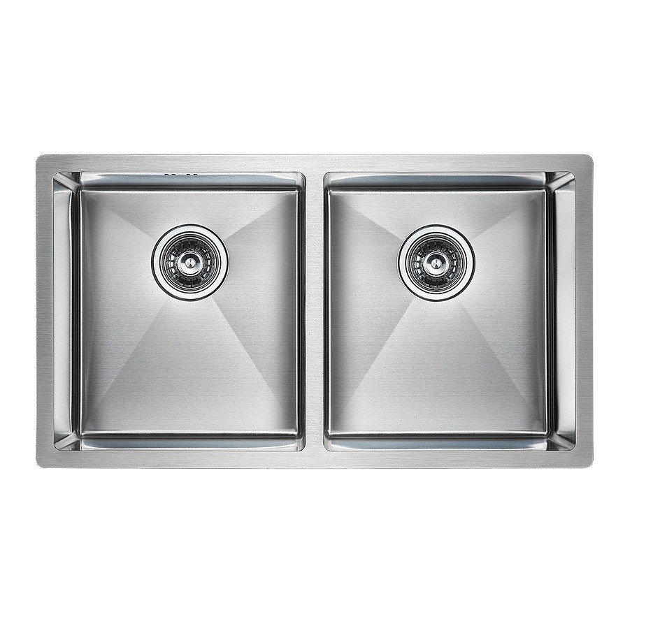 Paulmark Twin PM237844-BS Мойка для кухни двойная 78*44 см (нержавеющая ...