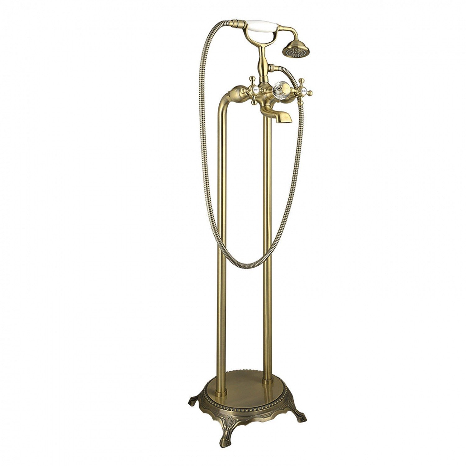 Timo Nelson 1900/02Y-CR Смеситель для ванны напольный (цвет бронза).