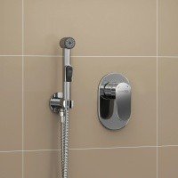 WasserKRAFT Donau A11057 Гигиенический душ - комплект со смесителем (хром)