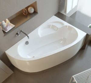 Акриловая ванна ALPEN Terra 170 R ALPTR170R, цвет - snow white (белоснежный)