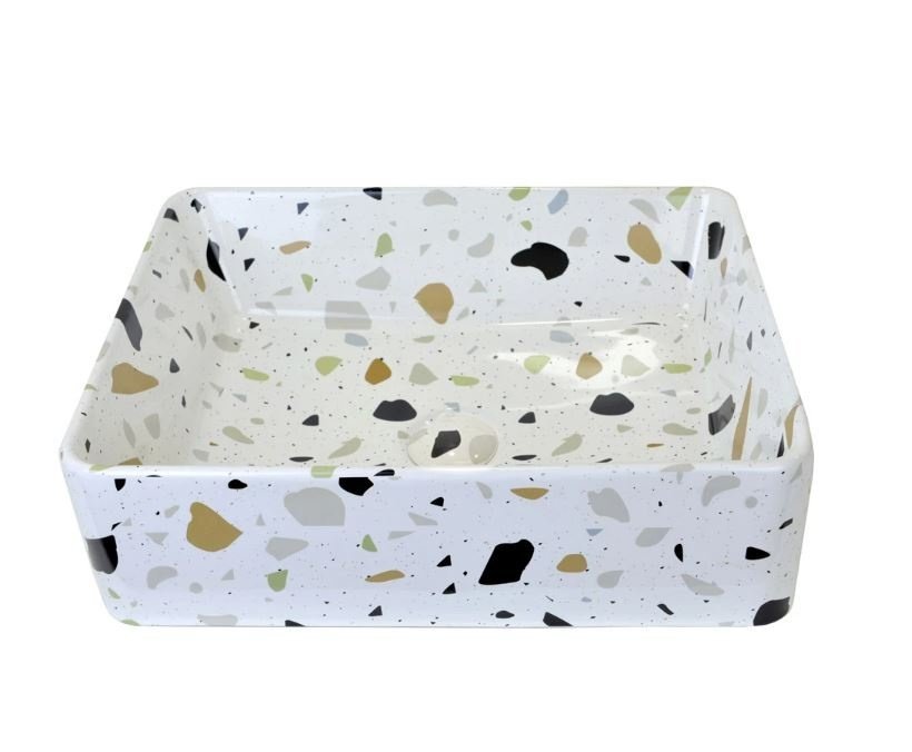 Bronze de Luxe Терраццо 1003TR Выпуск для раковины без перелива (серый ...