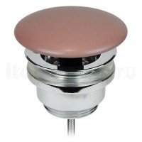 AeT A037142 Выпуск для раковины без перелива | Донный клапан (розовый матовый)