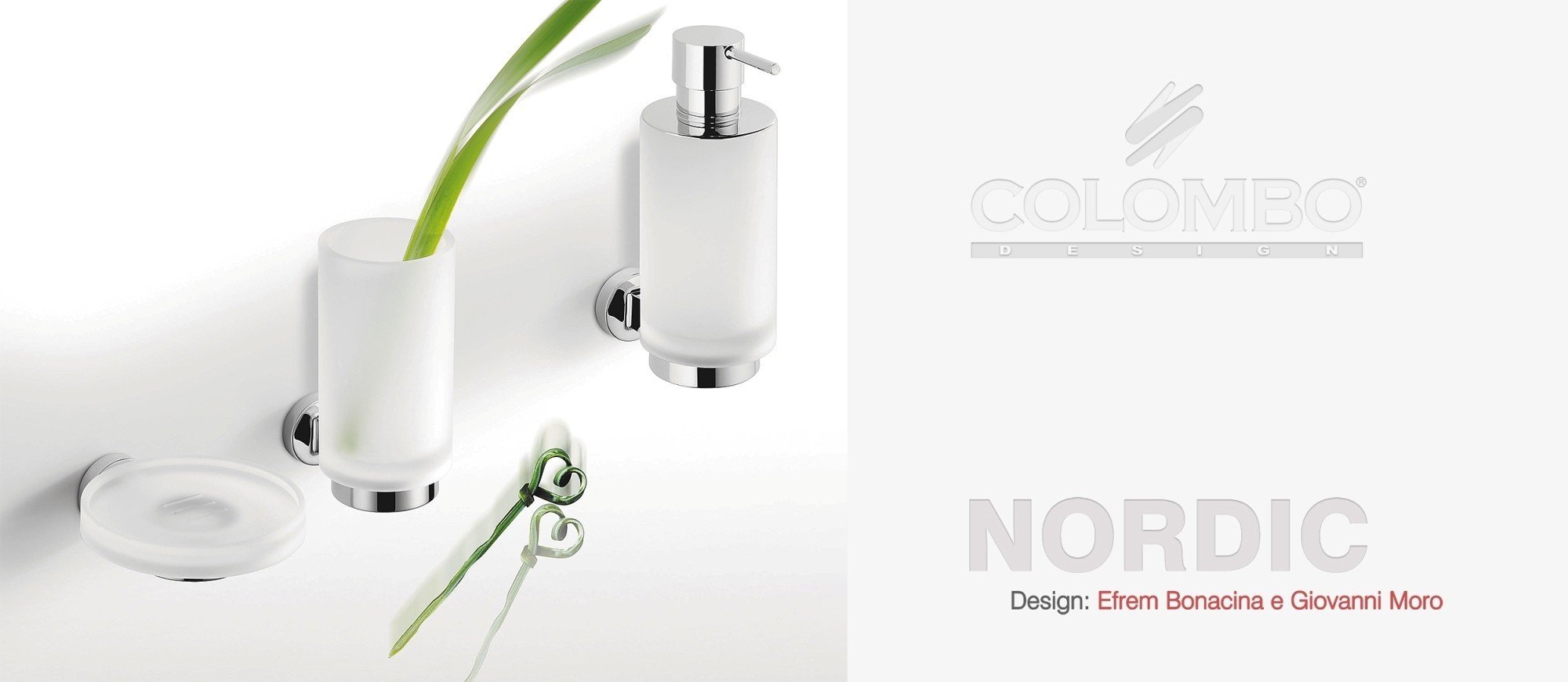 Colombo Design Nordic B5201 - Мыльница настенная (хром - стекло матовое)