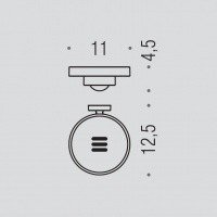 Colombo Design Nordic B5201 - Мыльница настенная (хром - стекло матовое)