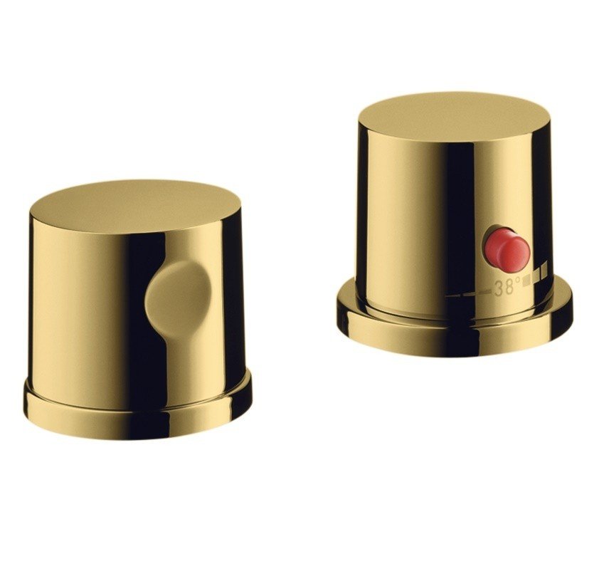 Axor Uno 38480990 Термостат на борт ванны (полированное золото), в ...