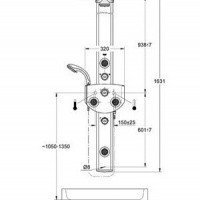 grohe aquatower 3000 27202 000 душевая панель