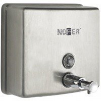 NOFER Inox 03004.S Дозатор для жидкого мыла (матовая нержавеющая сталь)
