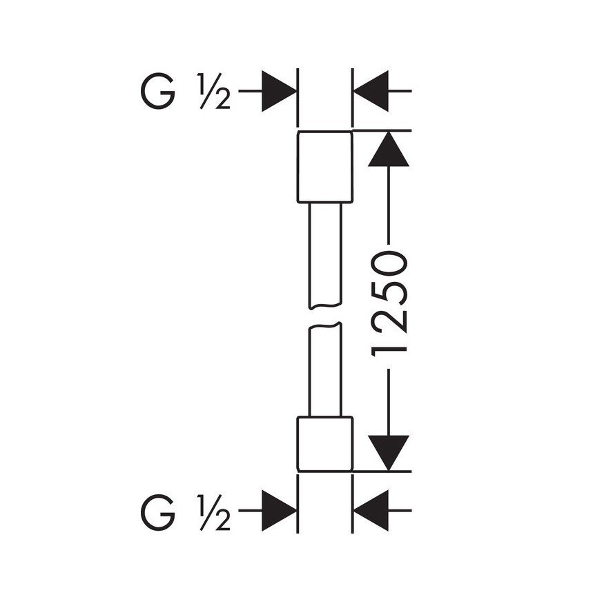 Шланг душевой 28282000 Hansgrohe Axor Starck, в интернет-магазине ...