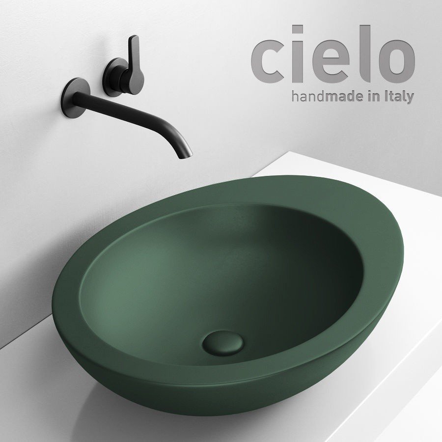 Ceramica CIELO Le Giare LGLA60MU - Раковина накладная на столешницу 60*45 см (Muschio)