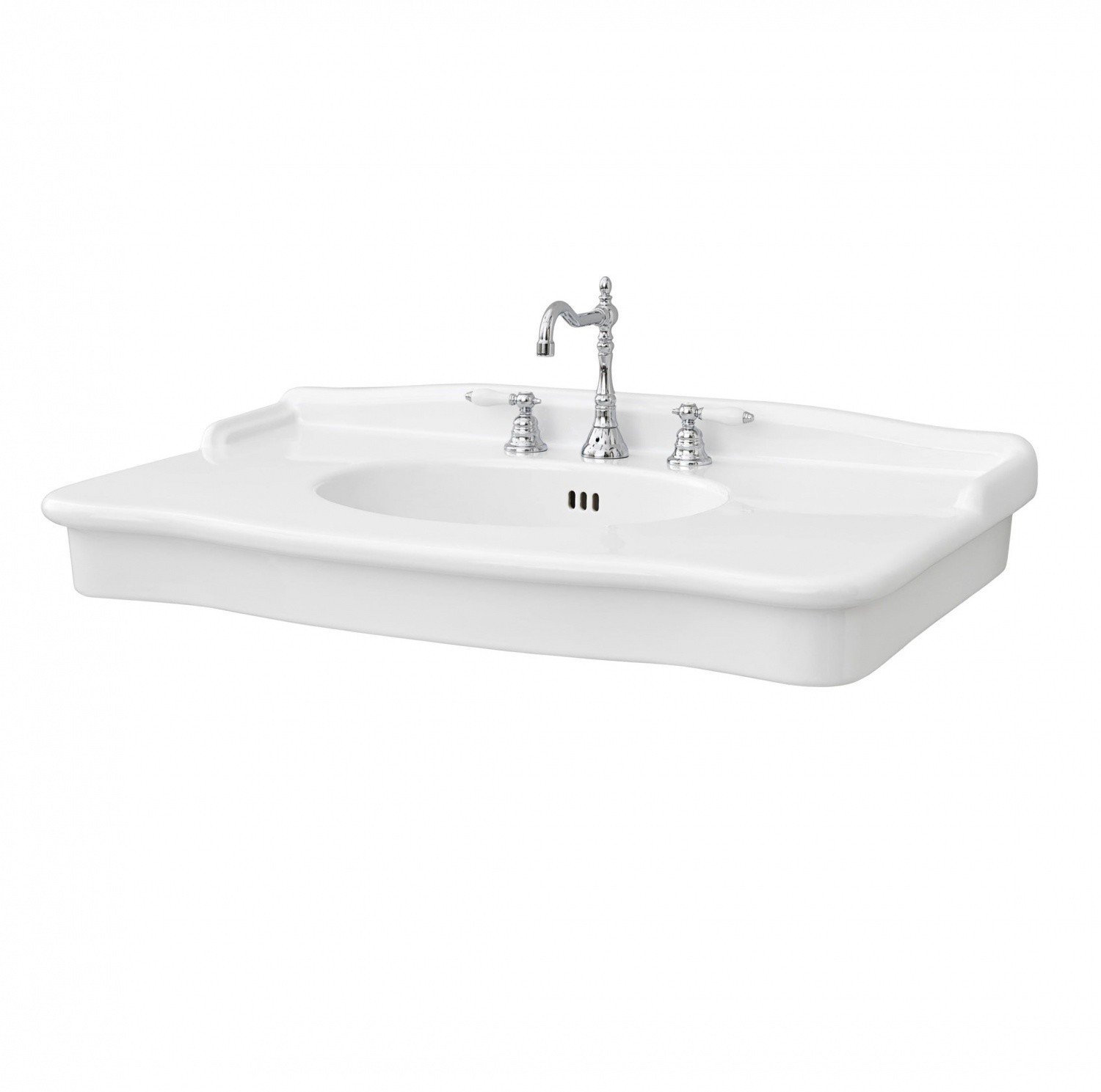 ArtCeram Hermitage HEL004 01 00 Раковина подвесная на 112 см