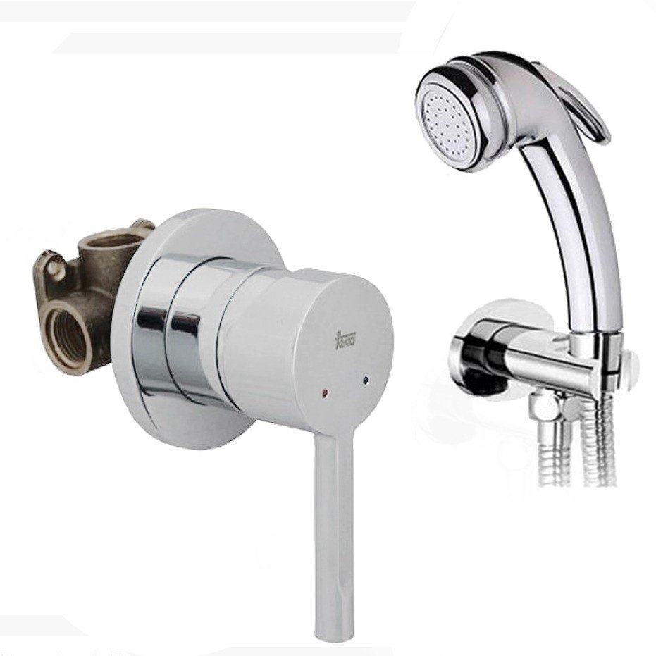 Встраиваемый гигиенический душ Teka Alaior XL комплект со смесителем, в ...
