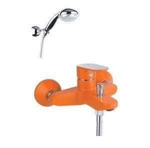 FIORE Kevon CHIC 81OX8150 Смеситель для ванны с душевым гарнитуром (оранжевый | хром)