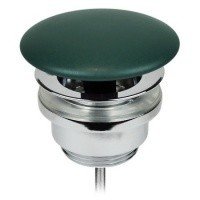 AeT A037143 Выпуск для раковины без перелива | Донный клапан (зелёный матовый)