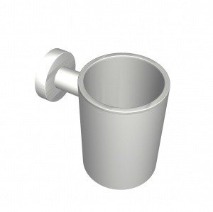 Colombo Design PLUS W4902.BM - Настенный стакан для зубных щеток (цвет: белый матовый)