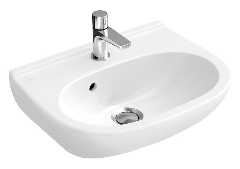 Раковина компактная укороченная 53604501 VILLEROY&BOCH O'NOVO 450х350 ...