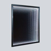 Vincea VLM-2M600B Зеркало для ванной комнаты с LED-подсветкой 600*800 мм (чёрный)