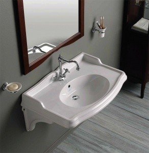 SIMAS Arcade AR874*1 -  Раковина для ванной комнаты 105*56 см | одно отверстие для смесителя