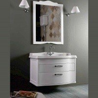 SIMAS Arcade AR874*1 - Раковина для ванной комнаты 105*56 см | одно отверстие для смесителя