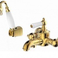 Bravat Art F675109G-B Смеситель для ванны (Золото)