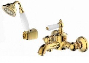 Bravat Art F675109G-B Смеситель для ванны (Золото)