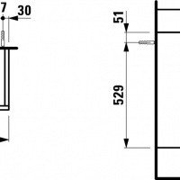 Laufen PRO A 4.8301.1.095.475.1 Тумба под раковину на 45 см