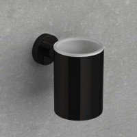Colombo Design PLUS W4902.NM - Настенный стакан для зубных щеток (черный матовый)