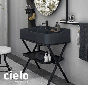 Ceramica CIELO Siwa SWLA BA - Раковина для ванной комнаты 90*50 см (Basalto)