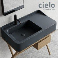 Ceramica CIELO Siwa SWLA BA - Раковина для ванной комнаты 90*50 см (Basalto)