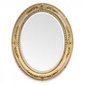 Зеркало в раме 81 х 101 см TW03529avorio/oro Tiffany World