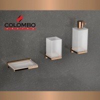 Colombo Design LOOK B1601.VL - Стеклянная мыльница в комплекте с настенным держателем (Vintage)