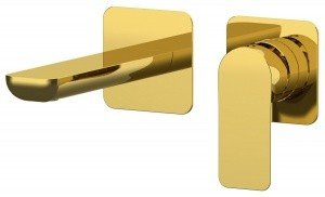 Remer Infinity I15PDO Настенный смеситель для раковины (золото)