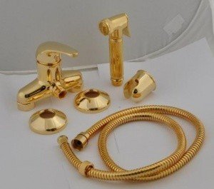 Remer C332REZDO Гигиенический душ в комплекте со смесителем (золото)