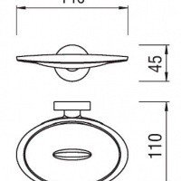 NOBILI ACPL02CR Мыльница