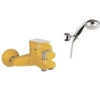 FIORE Kevon CHIC 81YX8150 Смеситель для ванны с душевым гарнитуром (желтый | хром)