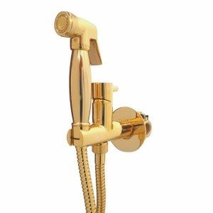Webert Elio EL870301010 Гигиенический душ - комплект со смесителем (золото)