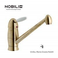 NOBILI Uniko UK113/1T5BR - Смеситель для кухни (бронза)