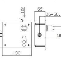 Mamoli 4098 Электронный смеситель для раковины настенного монтажа