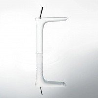Hansgrohe PuraVida 15072400 - Высокий смеситель для раковины ComfortZone 240 (белый - хром)