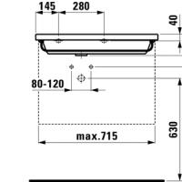 Laufen Living 8.1743.8.000.104.1 Раковина подвесная на 75 см