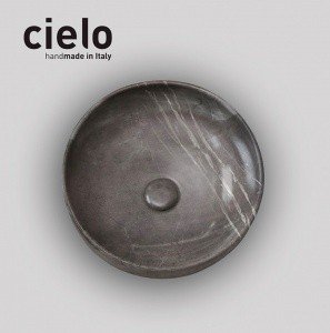 Ceramica CIELO Shui SHBA40 GS - Раковина накладная на столешницу Ø 40 см (Grey Stone)