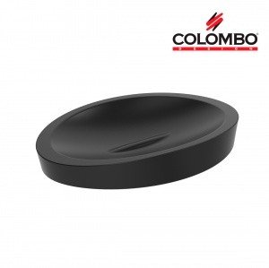 Colombo Design PLUS W4940.NM - Металлическая настольная мыльница (цвет: черный матовый)