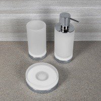 Colombo Design Nordic B5240 - Мыльница настольная (хром - стекло матовое)