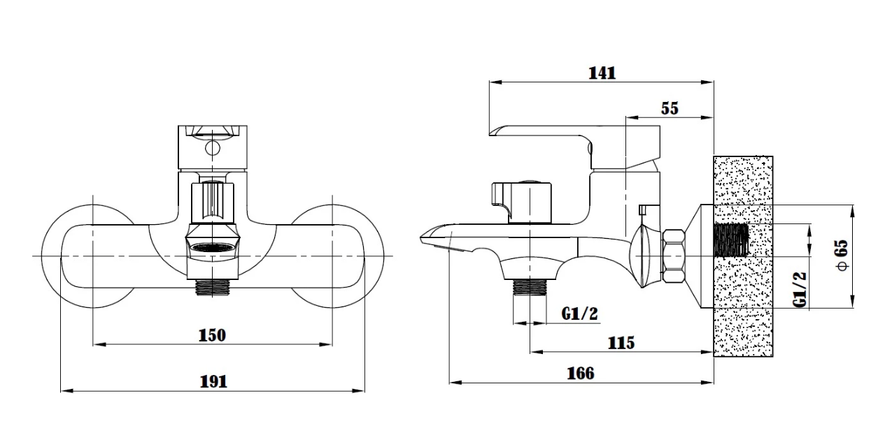 ESKO SORRENTO SR54 Смеситель для ванны (Хром), в интернет-магазине ...